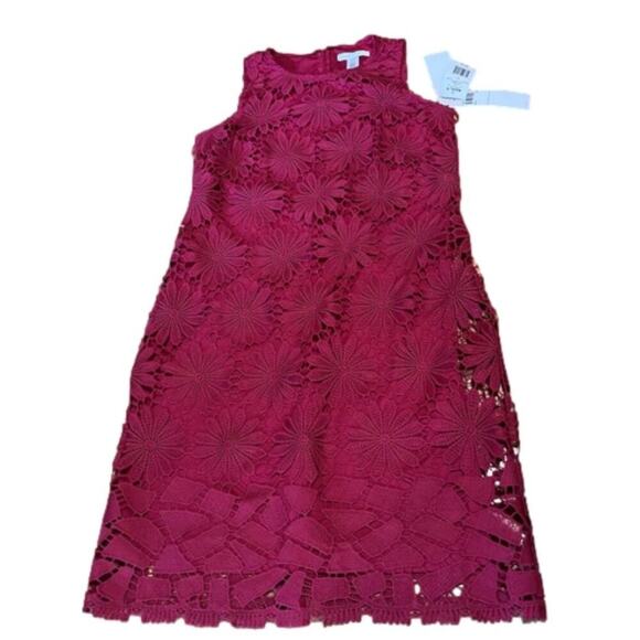 London Times boho lace overlay shift dress Barbie hippie retro 60s party - Picture 2 of 8